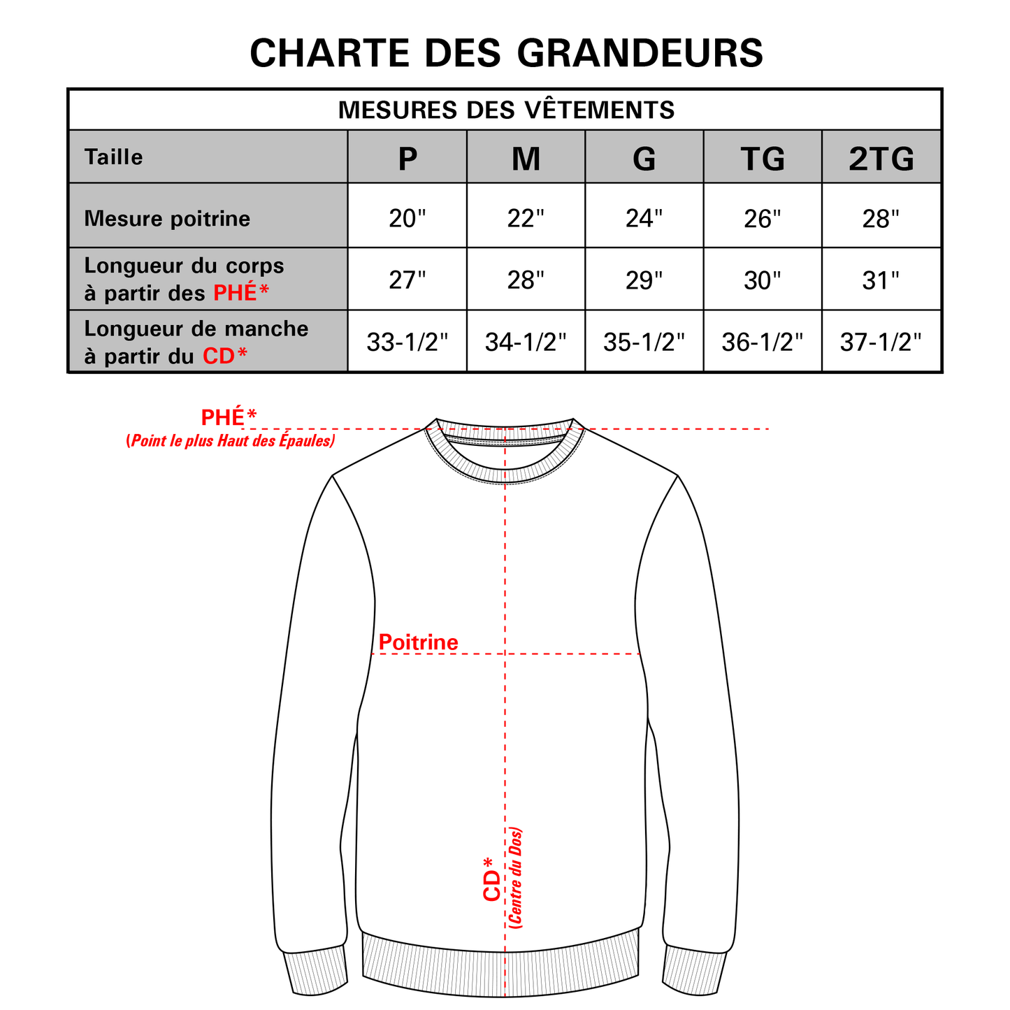 Molleton col rond DRAGONS unisexe