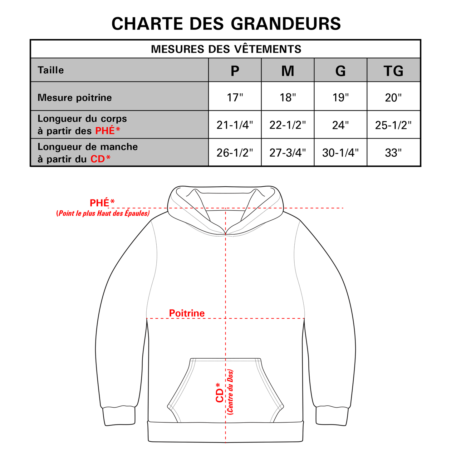 Kangourou unisexe PROVENCHER en molleton - JUNIOR (ENFANTS)